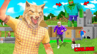 GTA 5 - МЫ ПРОВЕЛИ 24 ЧАСА В МИРЕ МАЙНКРАФТА ! - ЧЕЛЛЕНДЖ В ГТА 5 ОНЛАЙН