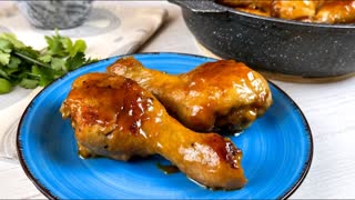 Глазированные КУРИНЫЕ НОЖКИ! Вкуснятина на сковороде! Обалденно Вкусно и Просто