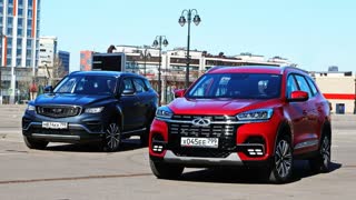 Geely Atlas Pro и Chery Tiggo 8: робот или автомат?