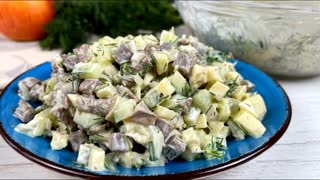 Уж очень Вкусный САЛАТ! Всего 4 простых продукта в составе. САЛАТ "Гость на пороге"!