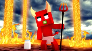 ДЕТИ И ДЕВУШКА ПОПАЛИ В АД! МИР ДЕТЕЙ В МАЙНКРАФТЕ! КТО ТВОЙ ПАПОЧКА МАЙНКРАФТ! KIDS MINECRAFT!