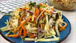 Хоть Каждый День готовь! САЛАТ из Капусты! До чего же вкусный,быстрый и простой